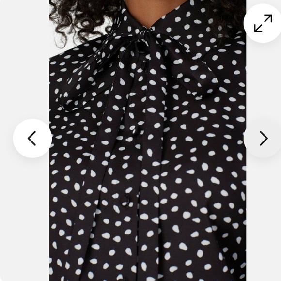JASON WU dotted tie neck shirt size 6 NWT 😍 - Picture 2 of 14